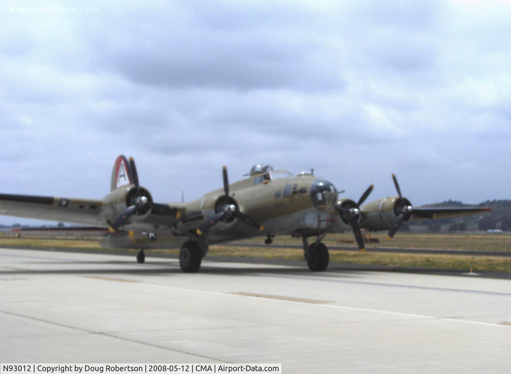 N93012, 1944 Boeing B-17G-30-BO Flying Fortress C/N 32264, 1944 Boeing B-17G FLYING FORTRESS 'NINE O NINE', four Turbocharged Wright Cyclone R-1820-97 1,200 Hp each, Limited/Experimental class, taxi