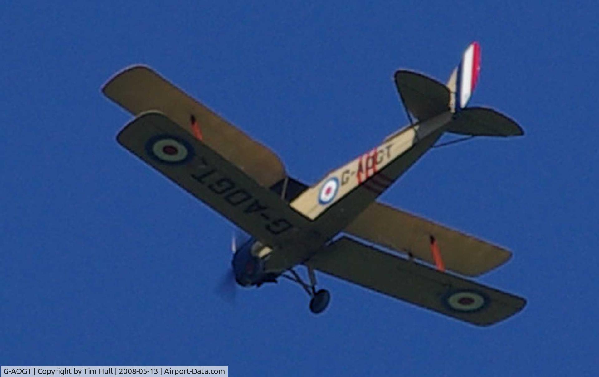 G-AOGT, De Havilland DH-82A Tiger Moth II C/N 83594, Shot at around 14:00Hrs