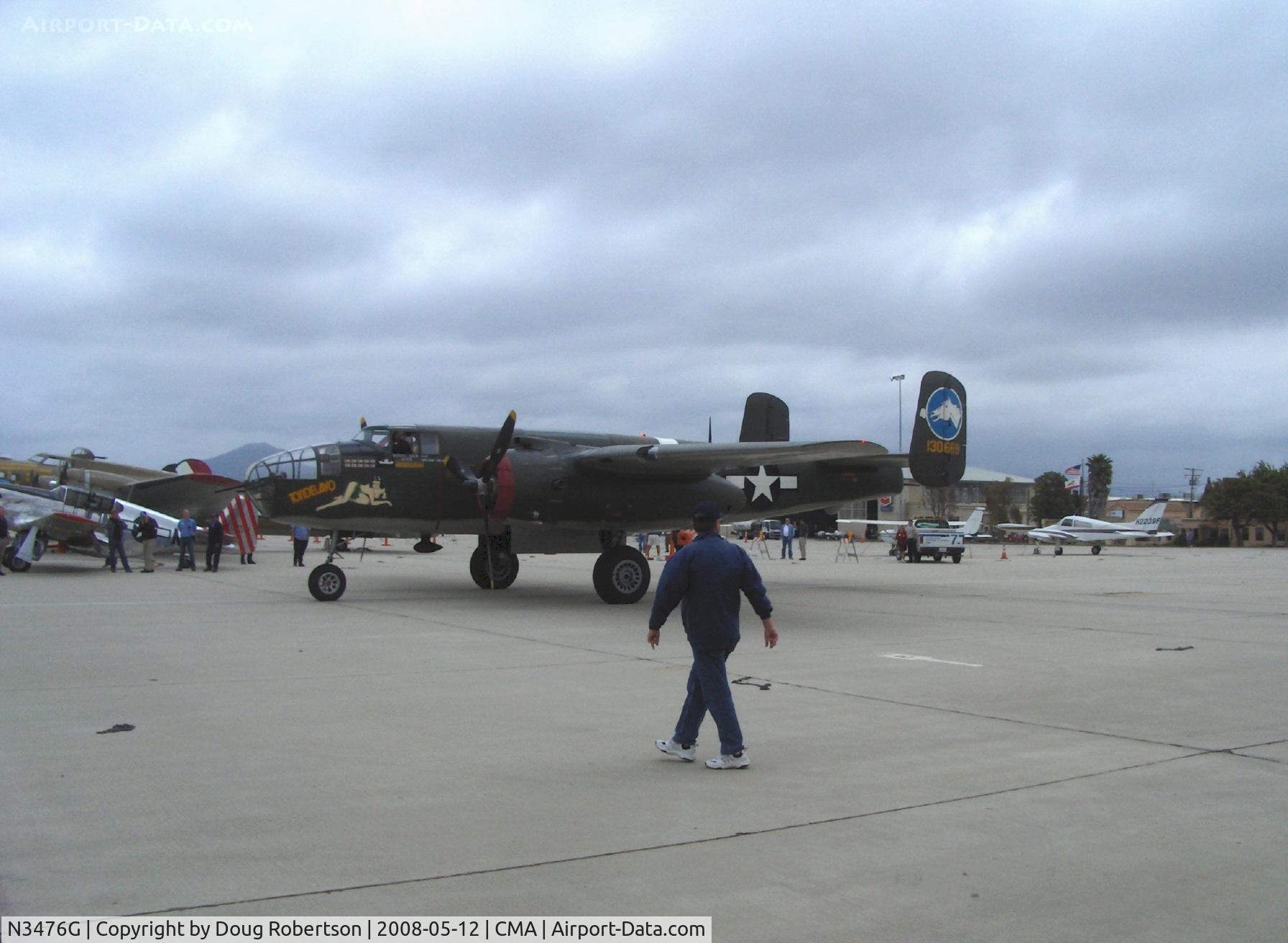 N3476G, 1944 North American B-25J Mitchell C/N 108-33257, 1944 North American B-25N MITCHELL 'Tondelayo' as NL3476G, two Wright Cyclone R-2600s 1,700 Hp each, Limited class