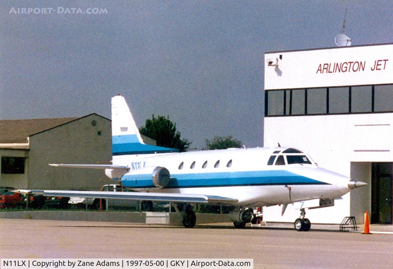 N11LX, 1974 North American NA-265-60 Sabreliner C/N 306-75, Lockheed PAC-3 missile test aircraft at Arlington Municipal