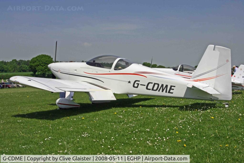 G-CDME, 2006 Vans RV-7 C/N PFA 323-14151, Originally owned to and currently in private hands since new in May 2005.