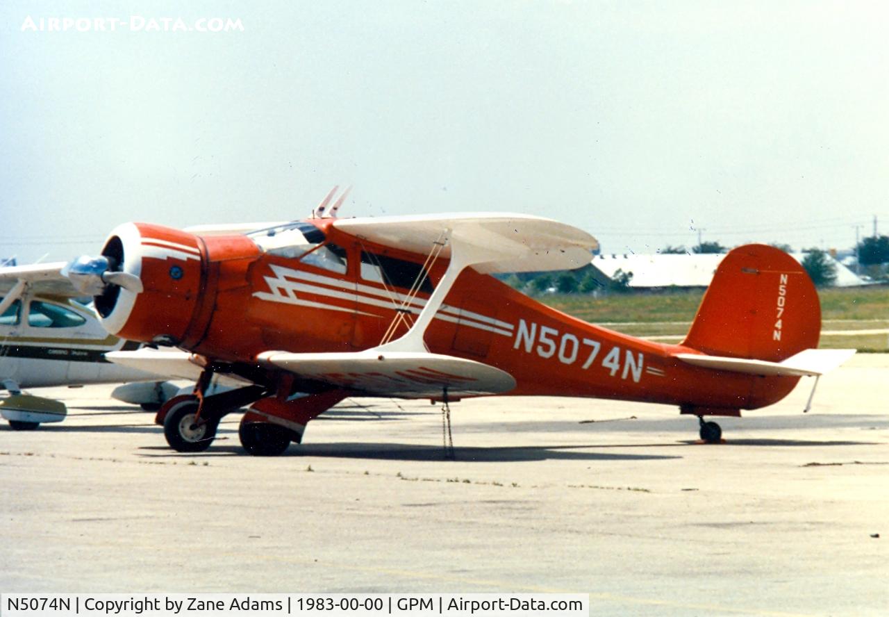 N5074N, 1940 Beech D17S Staggerwing C/N 6680, Beech Staggerwing