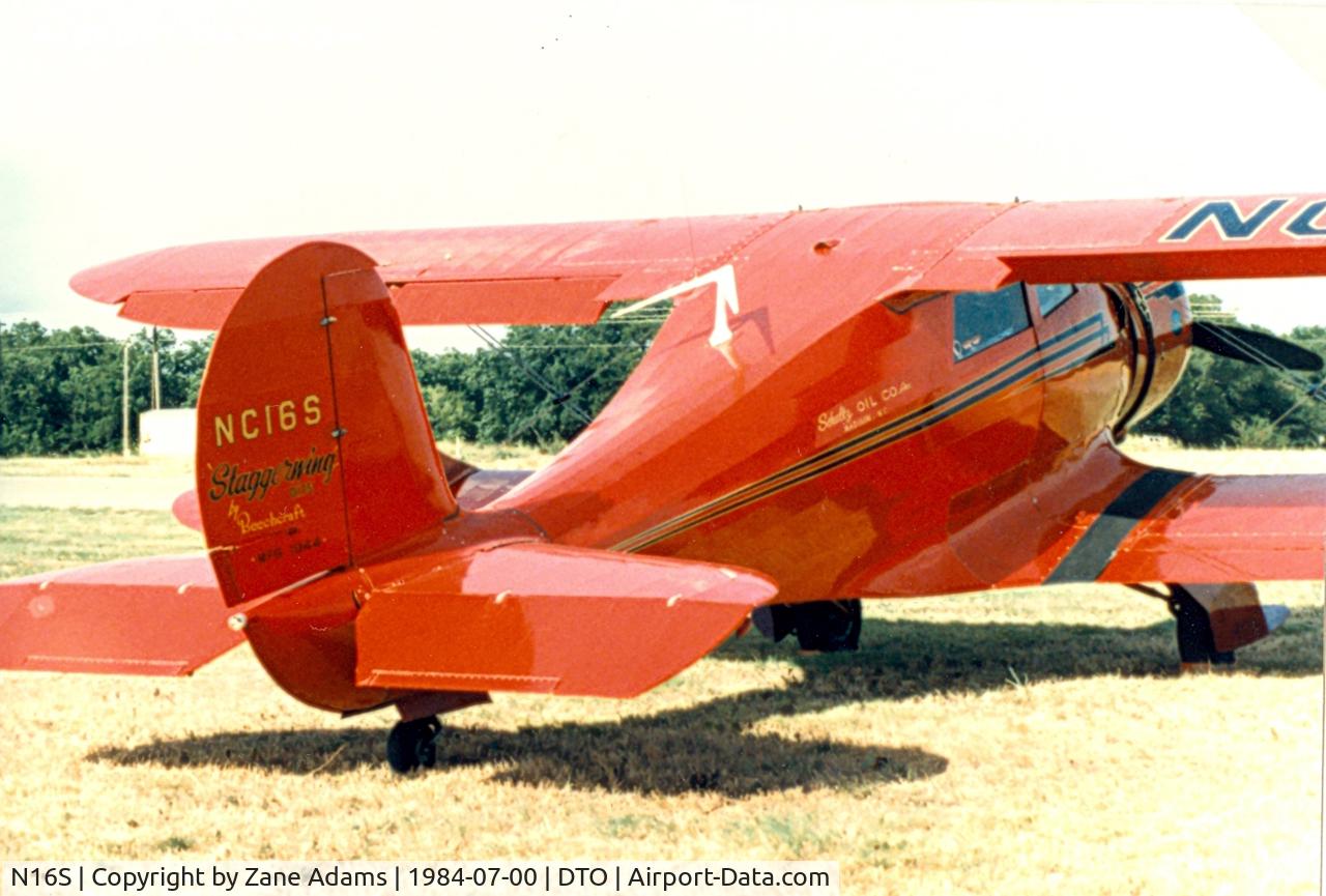 N16S, 1944 Beech D17S Staggerwing C/N 6687, Beech Staggerwing