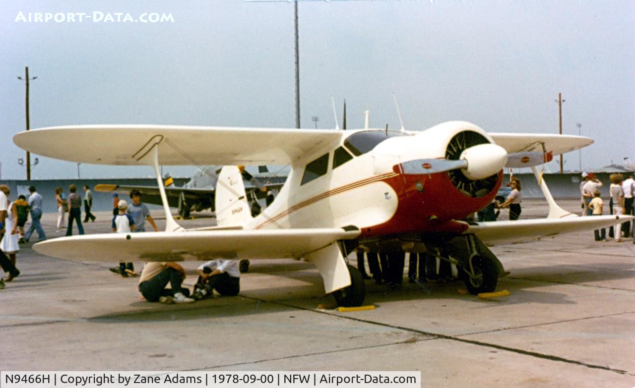 N9466H, 1944 Beech D17S Staggerwing C/N 6688, Beech Staggerwing - Carswell AFB Airshow