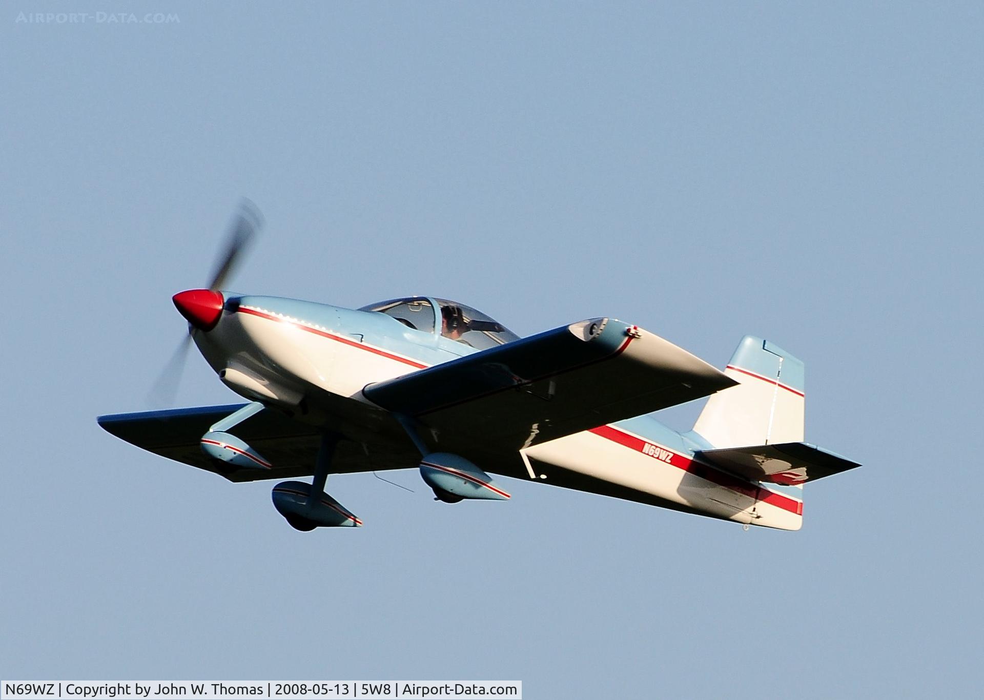 N69WZ, 2004 Vans RV-6A C/N 60437, Departing runway 4