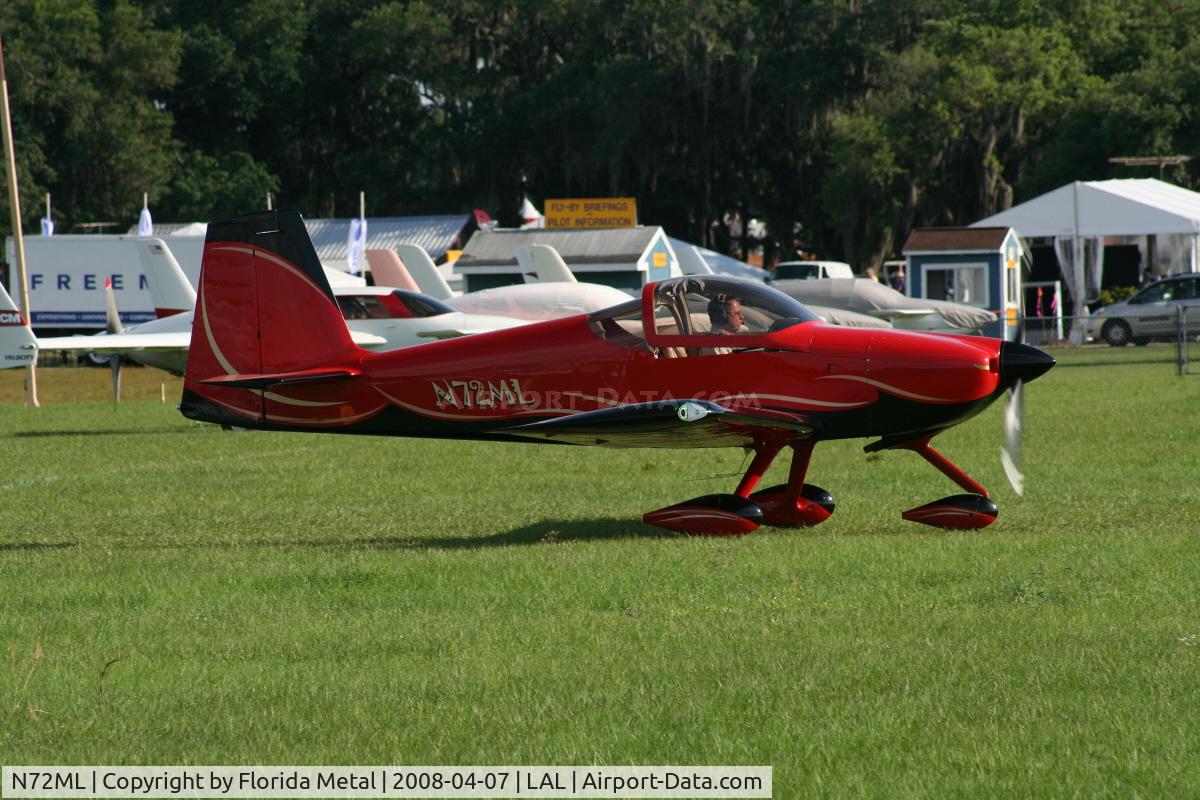 N72ML, 2007 Vans RV-7A C/N 70928, RV-7A