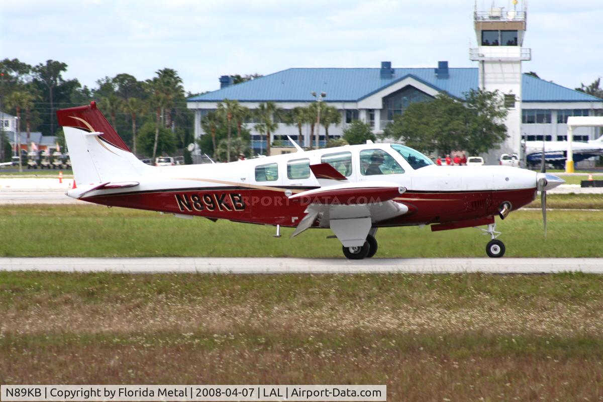 N89KB, Beech A36TC Bonanza 36 C/N EA-54, Beech A36TC