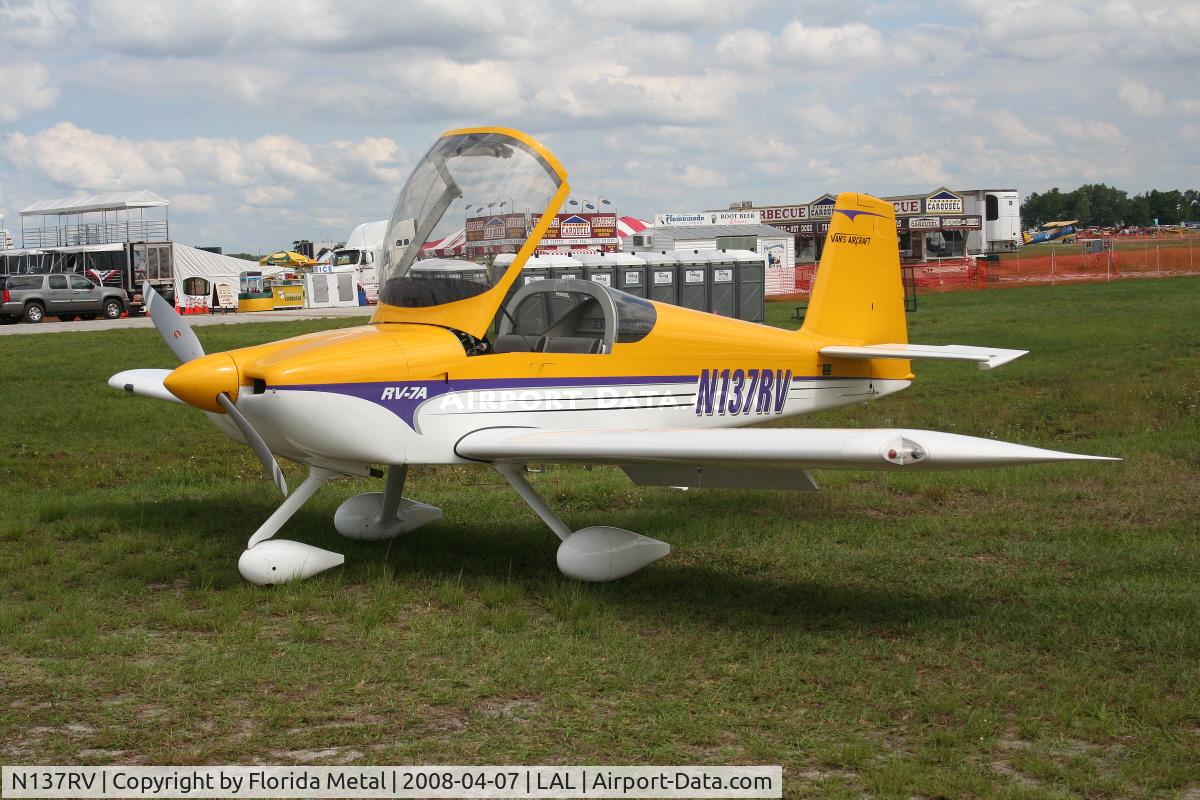 N137RV, 2001 Vans RV-7 C/N 1, RV-7