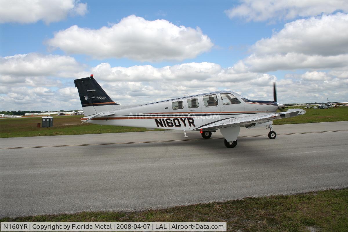 N160YR, 2008 Hawker Beechcraft Corp G36 Bonanza C/N E-3828, Beech G36