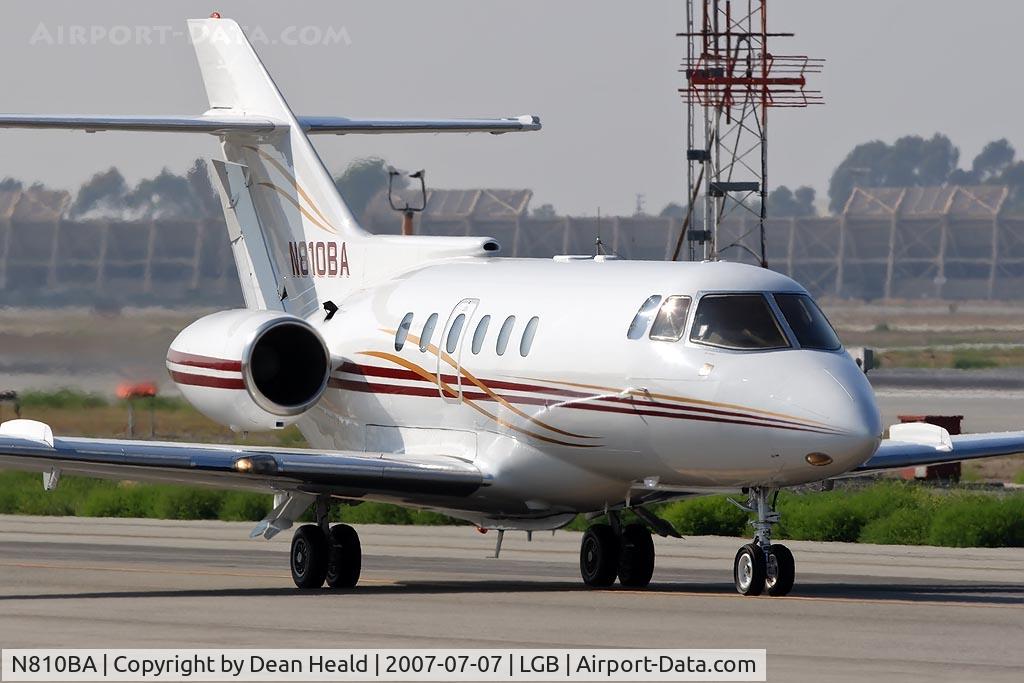 N810BA, British Aerospace BAe.125 Series 800A C/N 258010, Bloomfield Air LLC British Aerospace BAE 125-800A N810BA (ex N810CW) taxiing to RWY 30 for departure.