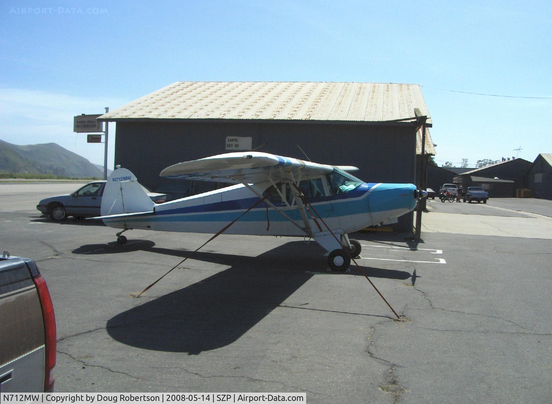 N712MW, 1947 Piper PA-12 Super Cruiser C/N 12-3956, 1947 Piper PA-12 SUPER CRUISER, Lycoming O-235 108 Hp