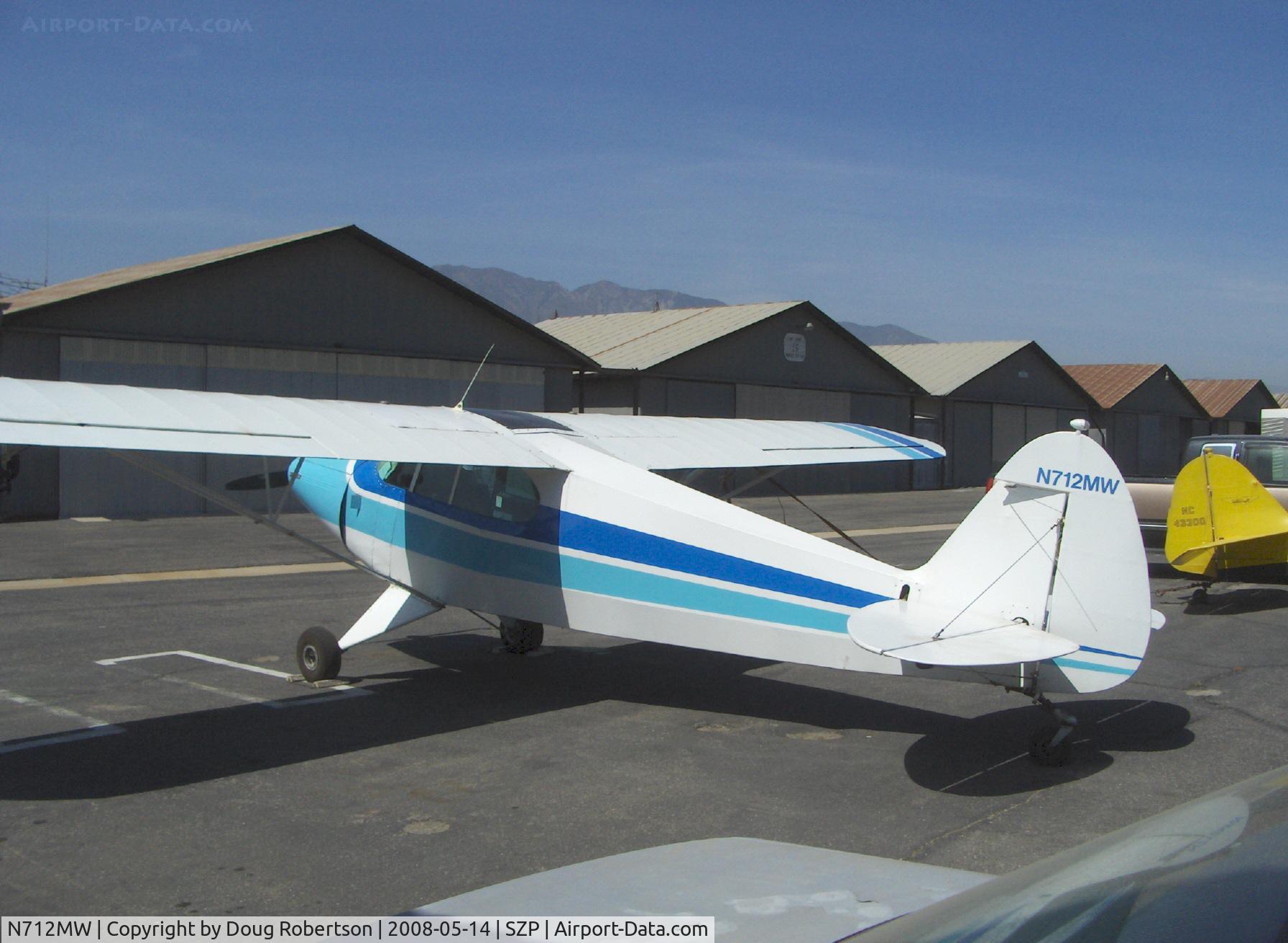 N712MW, 1947 Piper PA-12 Super Cruiser C/N 12-3956, 1947 Piper PA-12 SUPER CRUISER, Lycoming O-235 108 Hp