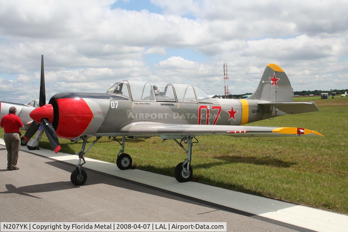 N207YK, 1996 Yakovlev (Aerostar) Yak-52 C/N 9611913, Yak 52