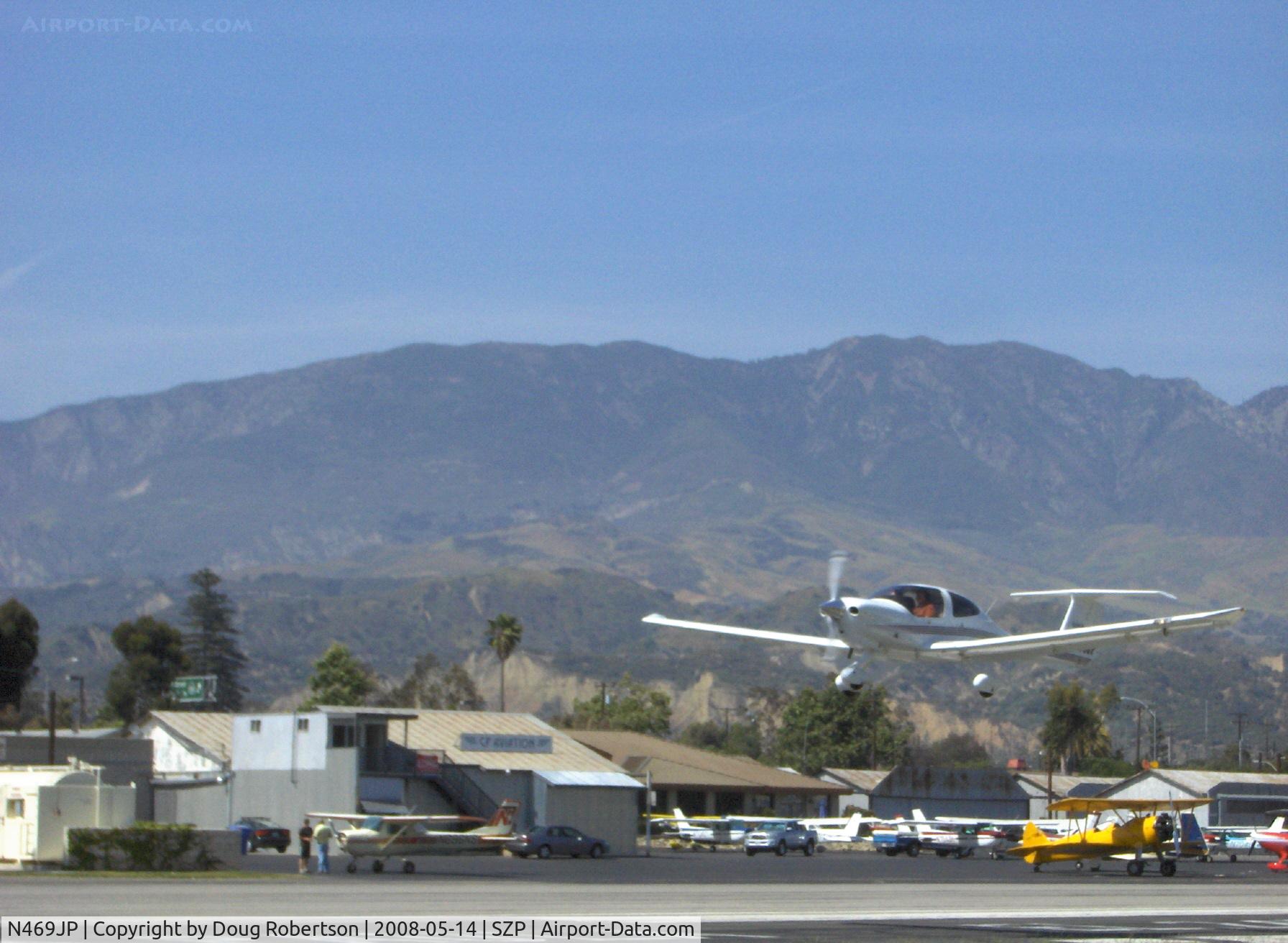 N469JP, Diamond DA-40 Diamond Star C/N 40.469, Diamond Aircraft Ind. DA-40 DIAMOND STAR, Lycoming IO-360-M1A 180 Hp, takeoff Rwy 22