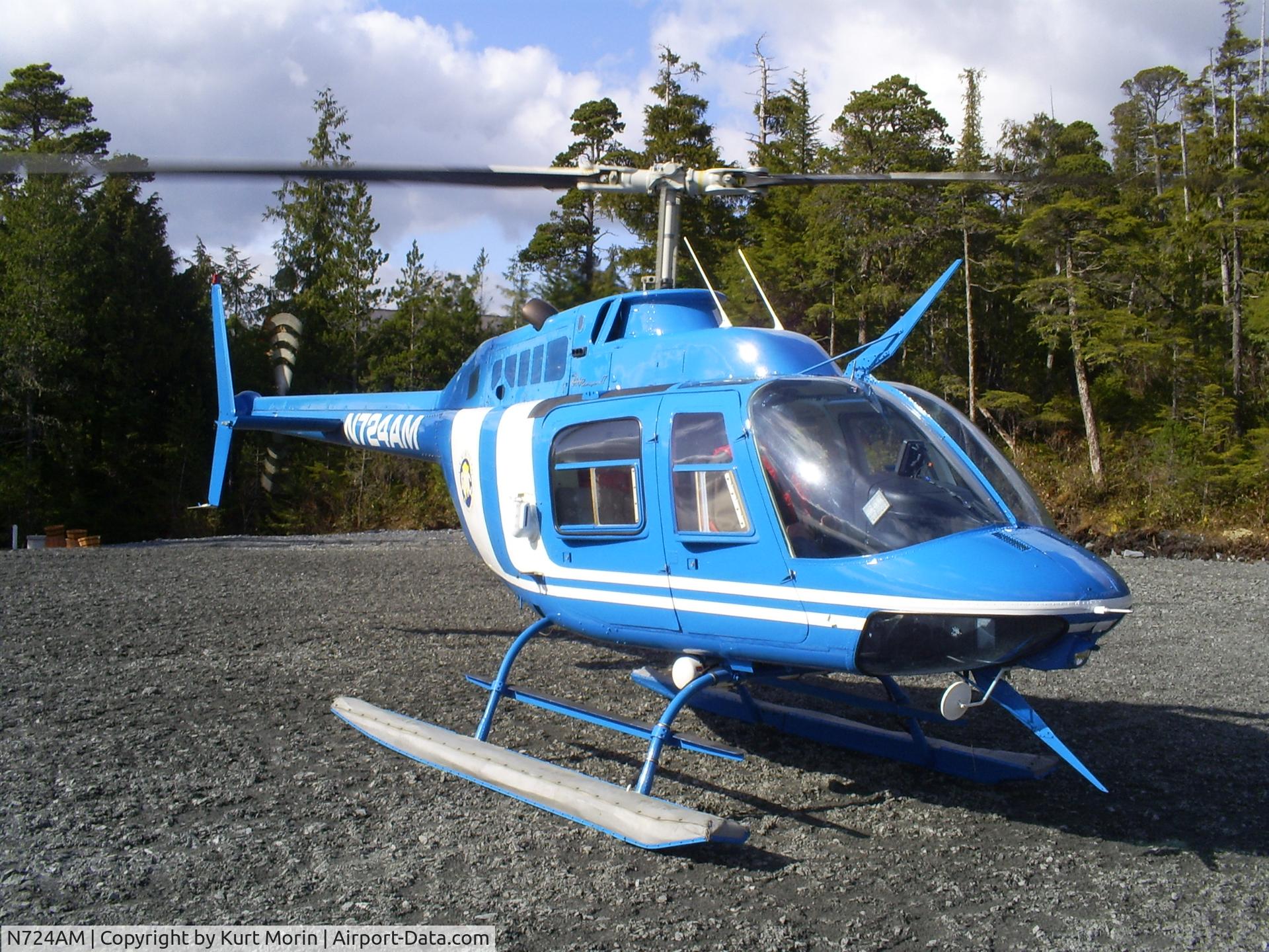 N724AM, 1975 Bell 206B C/N 1572, 206 Perched on the new lot