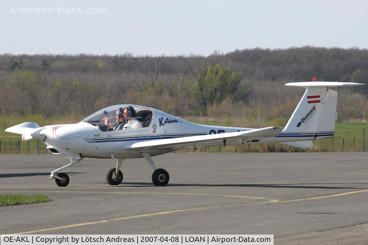 OE-AKL, HOAC DV-20 Katana C/N 20003, used by Diamond Sportflieger Club