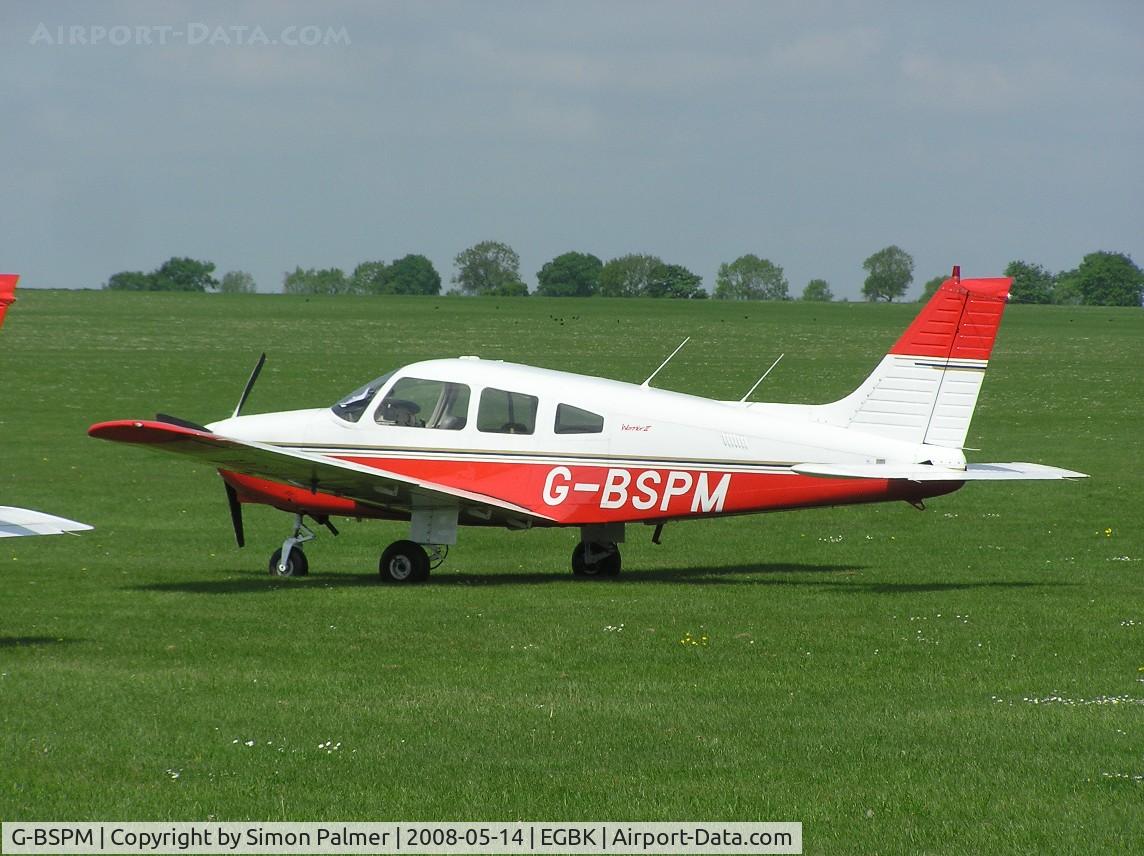 G-BSPM, 1981 Piper PA-28-161 Cherokee Warrior II C/N 28-8116046, PA-28 visiting Sywell