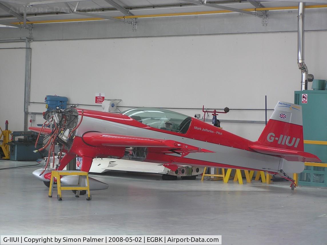 G-IIUI, 1992 Extra EA-300S C/N 004, Extra on maintenance at Sywell