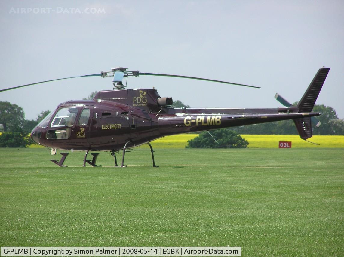 G-PLMB, 1980 Aerospatiale AS-350B Ecureuil C/N 1207, AS350 visiting Sywell