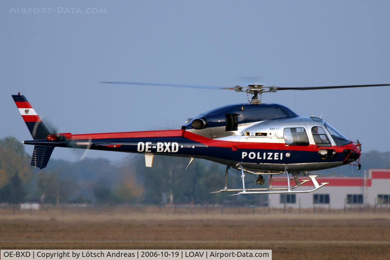 OE-BXD, Eurocopter AS-355N Ecureuil 2 C/N 5581, Police Helicopter in New Colors