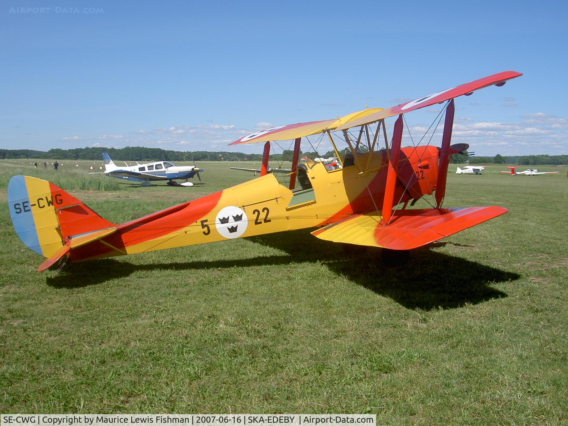 SE-CWG, 1935 De Havilland DH-82A Tiger Moth II C/N 3364, Tiger Moth Day 75 Years