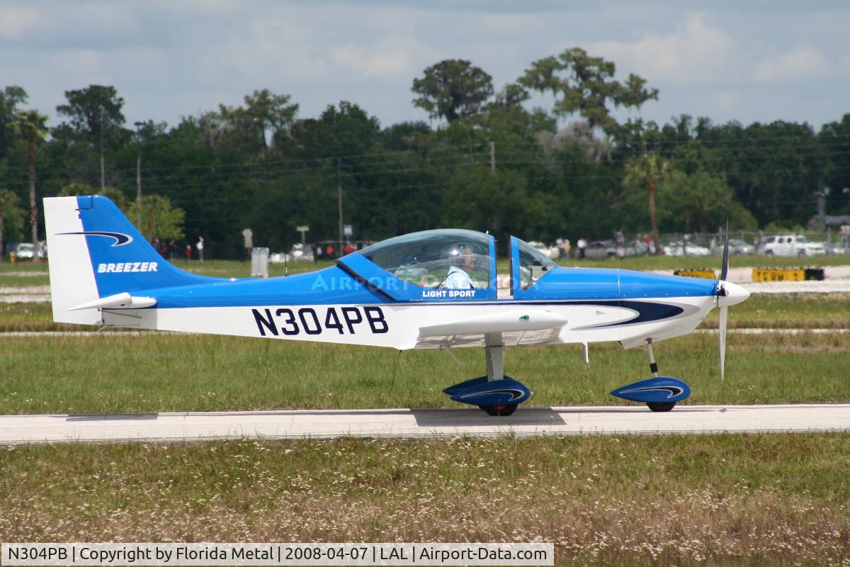 N304PB, 2008 Breezer Light Sport Aircraft C/N 006LSA, Breezer