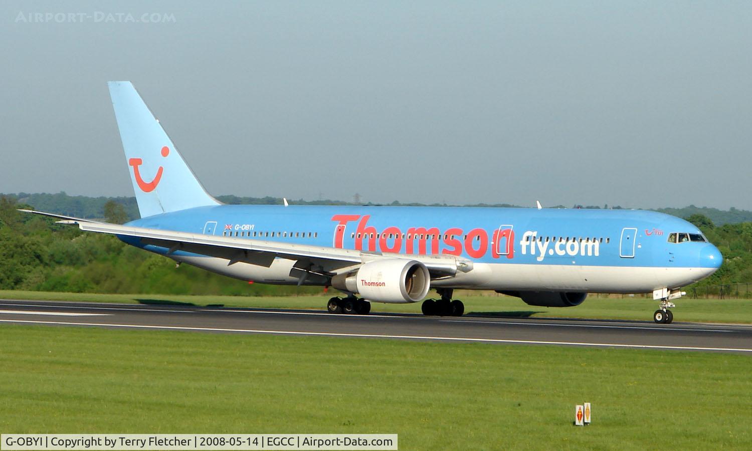 G-OBYI, 2000 Boeing 767-304/ER C/N 29138, Some of the typical traffic that can be seen at Manchester (Ringway)  International