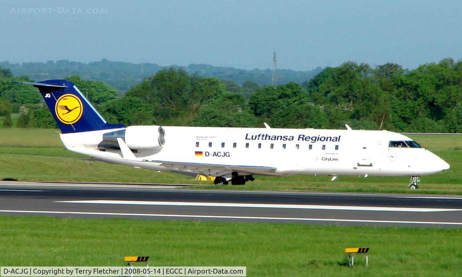 D-ACJG, 1996 Canadair CRJ-100LR (CL-600-2B19) C/N 7220, Some of the typical traffic that can be seen at Manchester (Ringway)  International