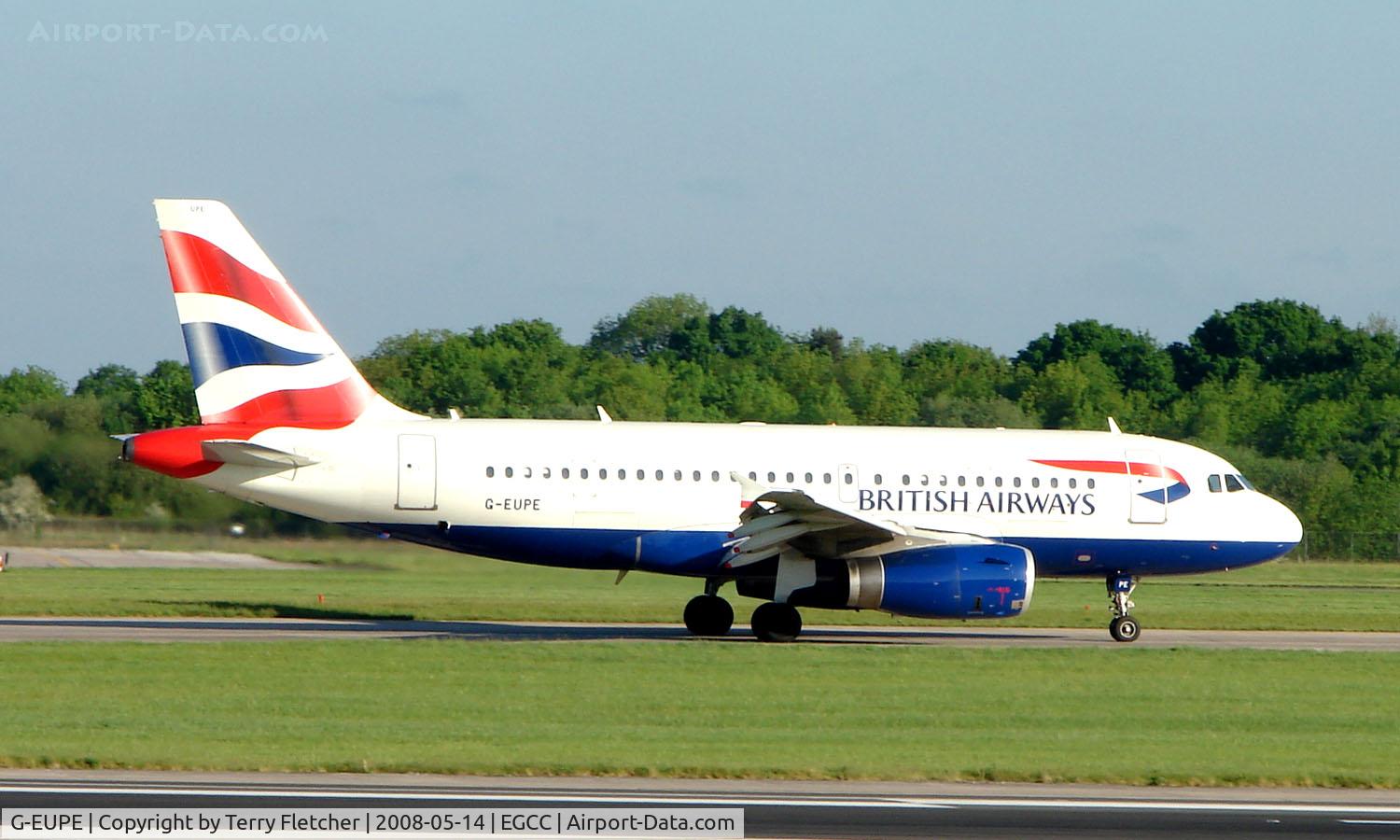 G-EUPE, 2000 Airbus A319-131 C/N 1193, Some of the typical traffic that can be seen at Manchester (Ringway)  International