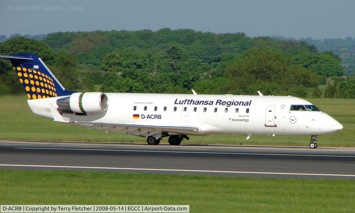 D-ACRB, 2001 Canadair CRJ-200ER (CL-600-2B19) C/N 7570, Some of the typical traffic that can be seen at Manchester (Ringway)  International