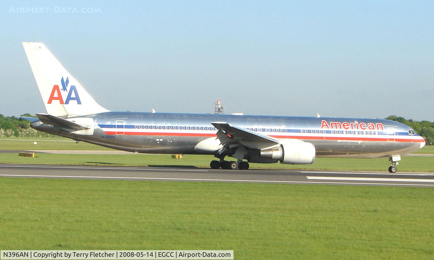 N396AN, 1999 Boeing 767-323/ER C/N 29603, Some of the typical traffic that can be seen at Manchester (Ringway)  International