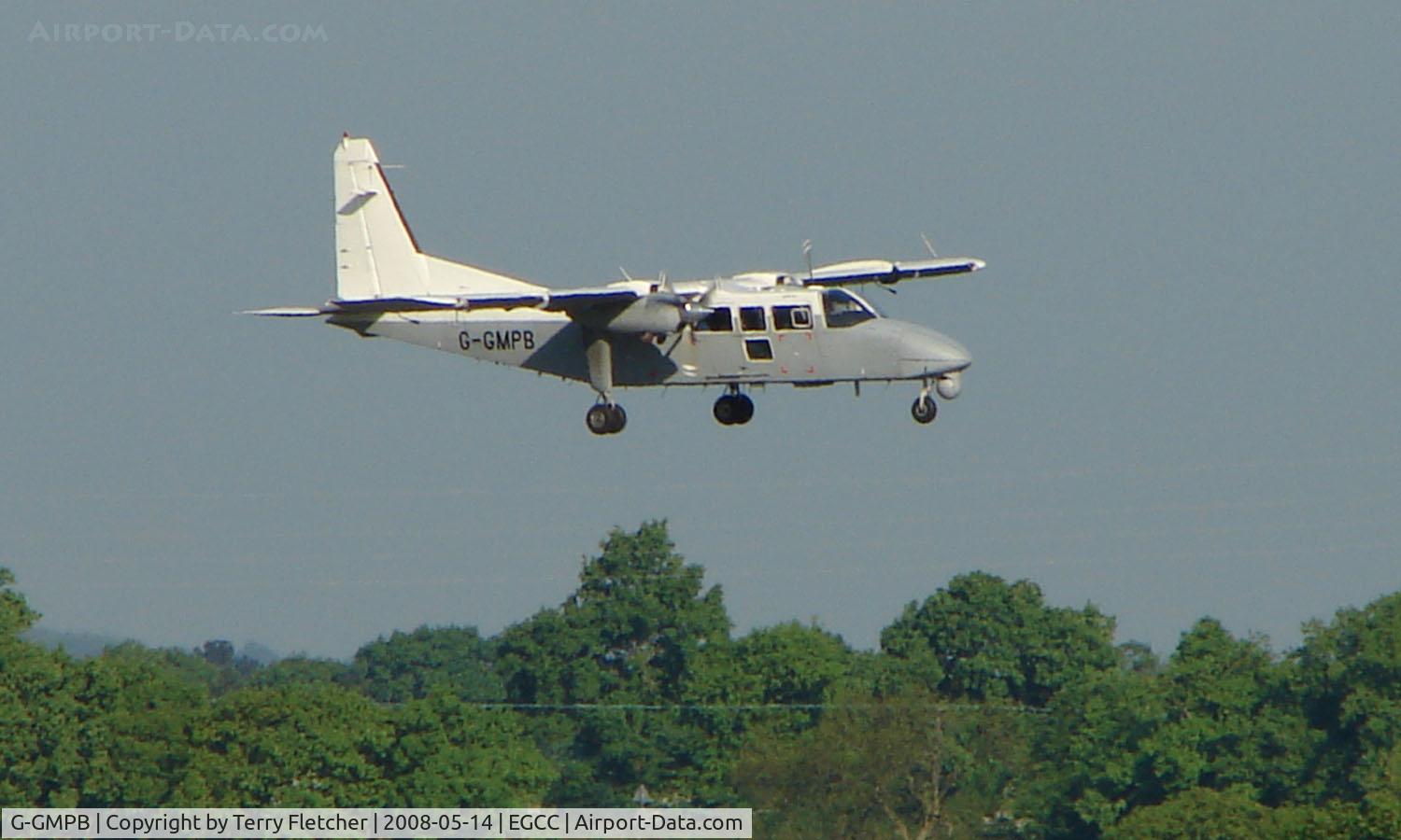 G-GMPB, 2002 Pilatus Britten-Norman BN-2T-4S Defender 4000 C/N 4011, Some of the typical traffic that can be seen at Manchester (Ringway)  International