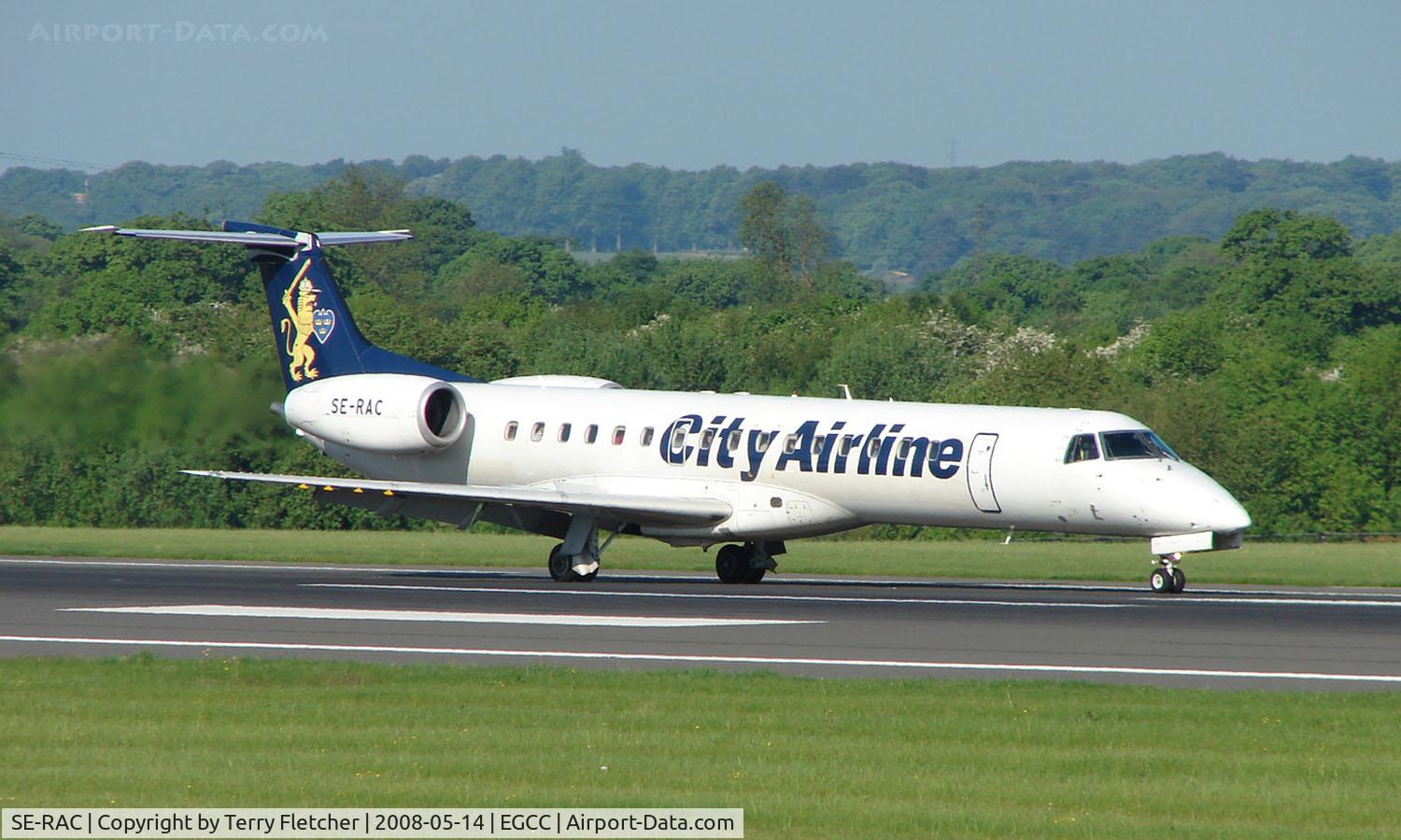 SE-RAC, 1998 Embraer ERJ-145LR (EMB-145LR) C/N 145098, Some of the typical traffic that can be seen at Manchester (Ringway)  International