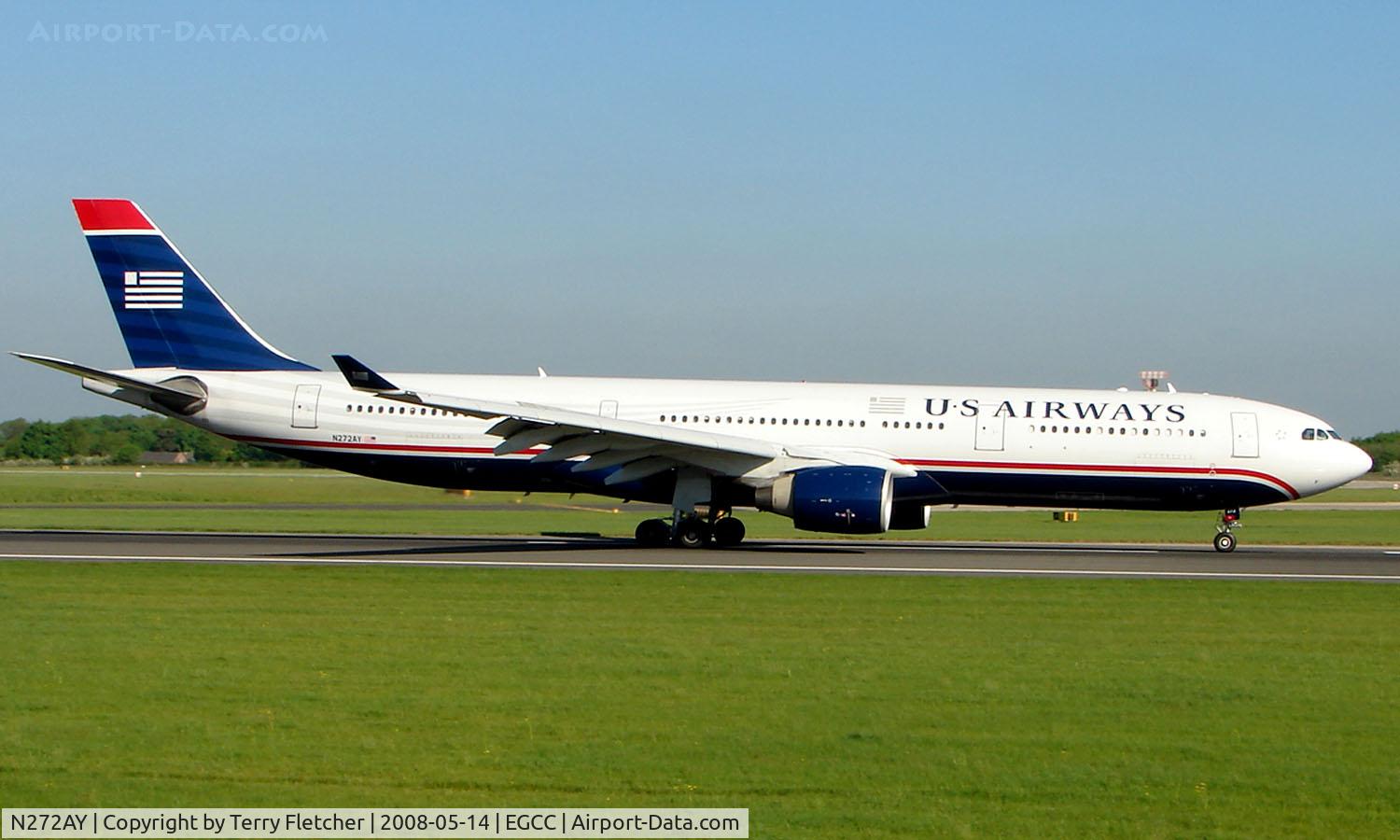 N272AY, 2000 Airbus A330-323 C/N 333, Some of the typical traffic that can be seen at Manchester (Ringway)  International