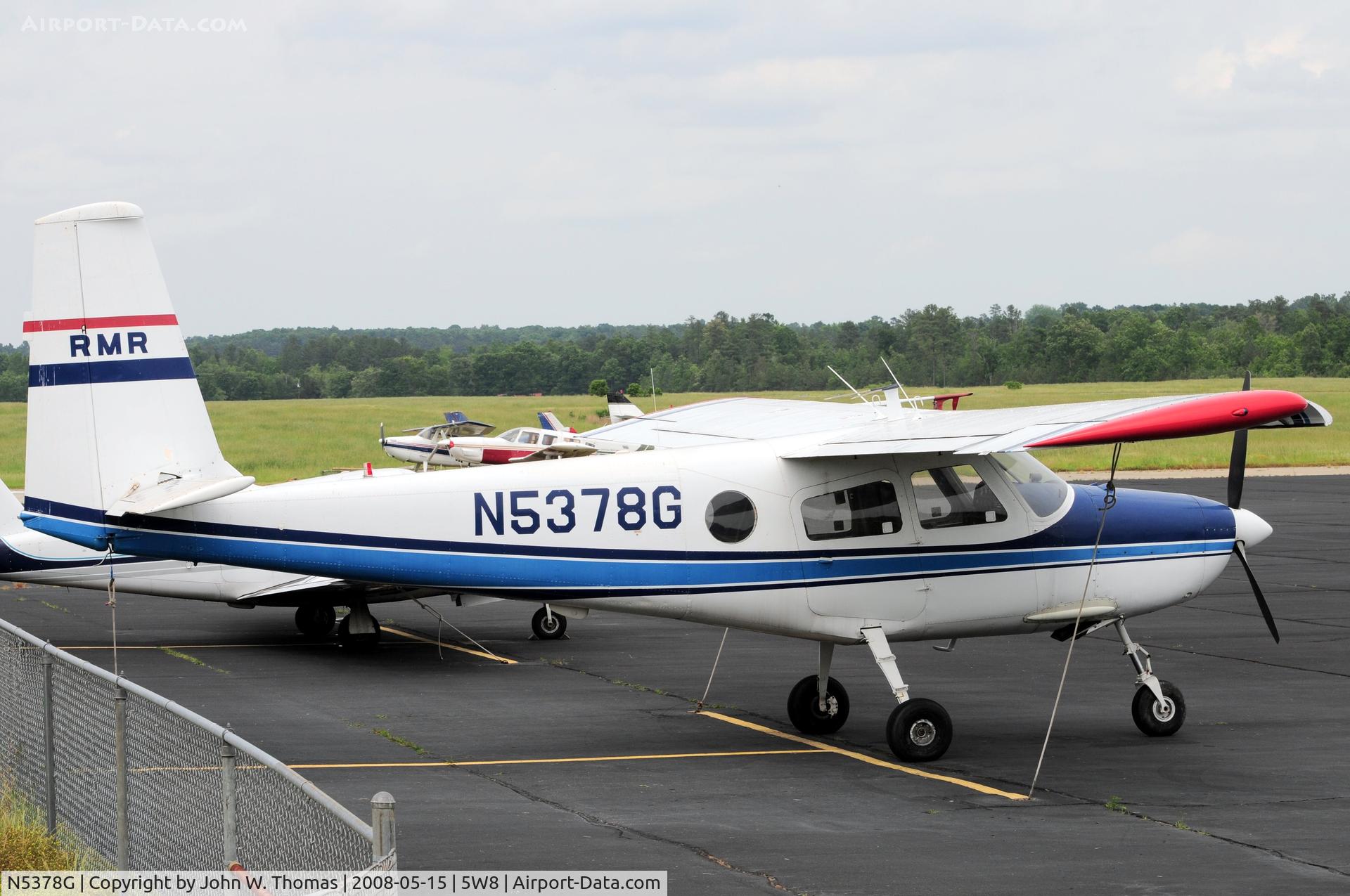 N5378G, 1967 Helio H-295-1200 Super Courier C/N 1271, At rest