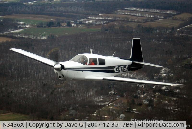 N3436X, 1966 Mooney M20C Ranger C/N 3403, Flying in formation with 36X