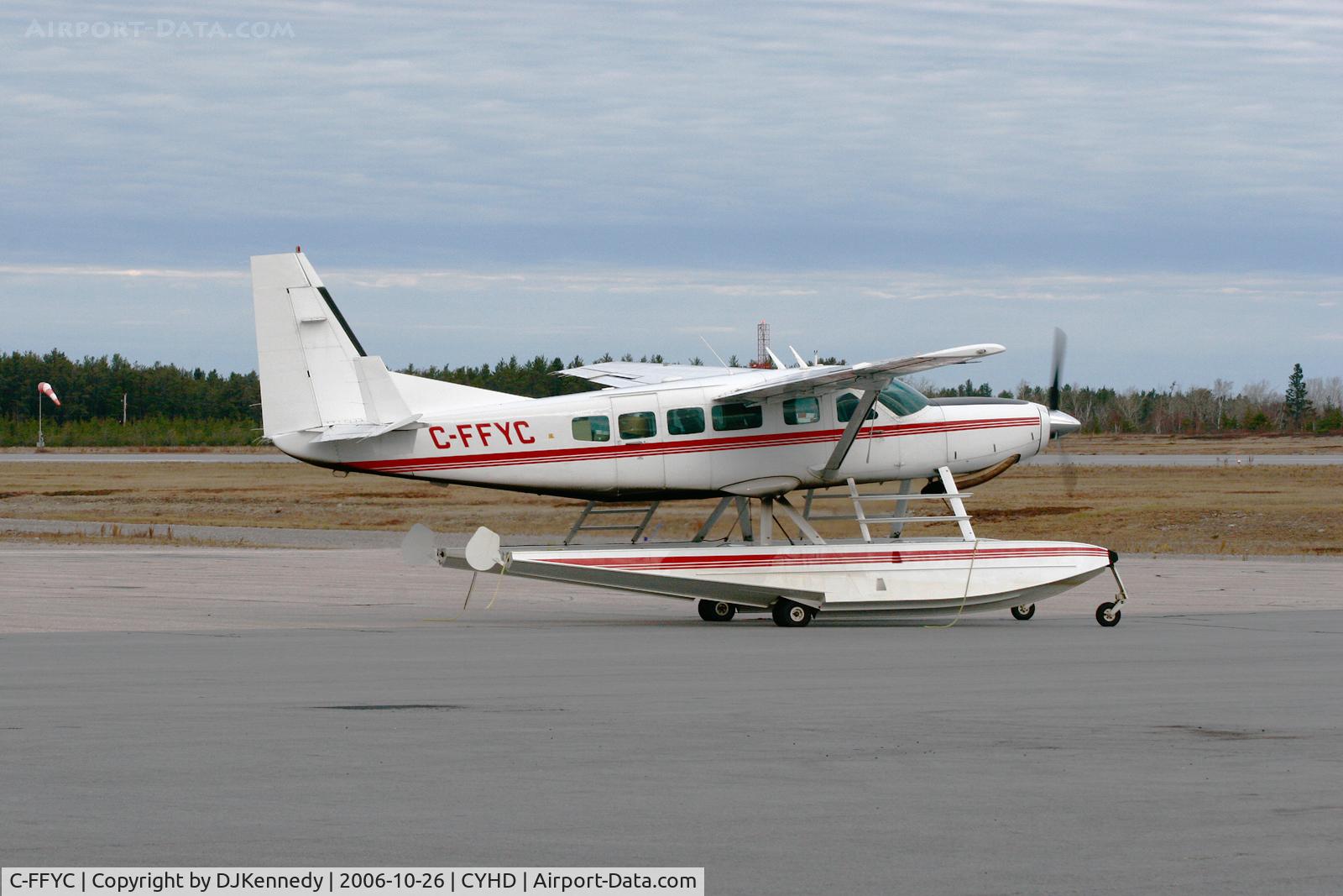 C-FFYC, 1987 Cessna 208 Caravan I C/N 20800111, On the ramp at the Dryden Airport