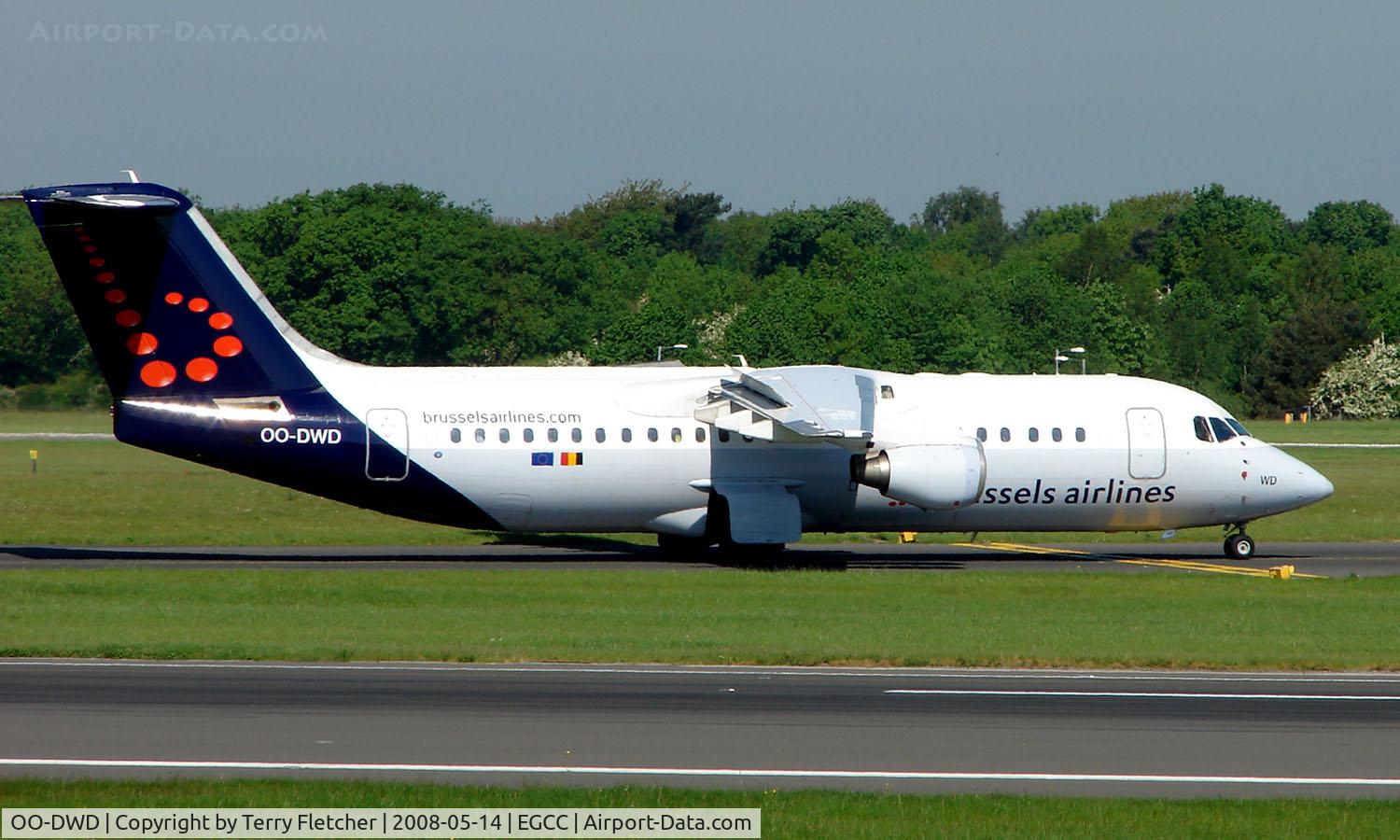 OO-DWD, 1998 British Aerospace Avro 146-RJ100 C/N E3324, Some of the typical traffic that can be seen at Manchester (Ringway)  International