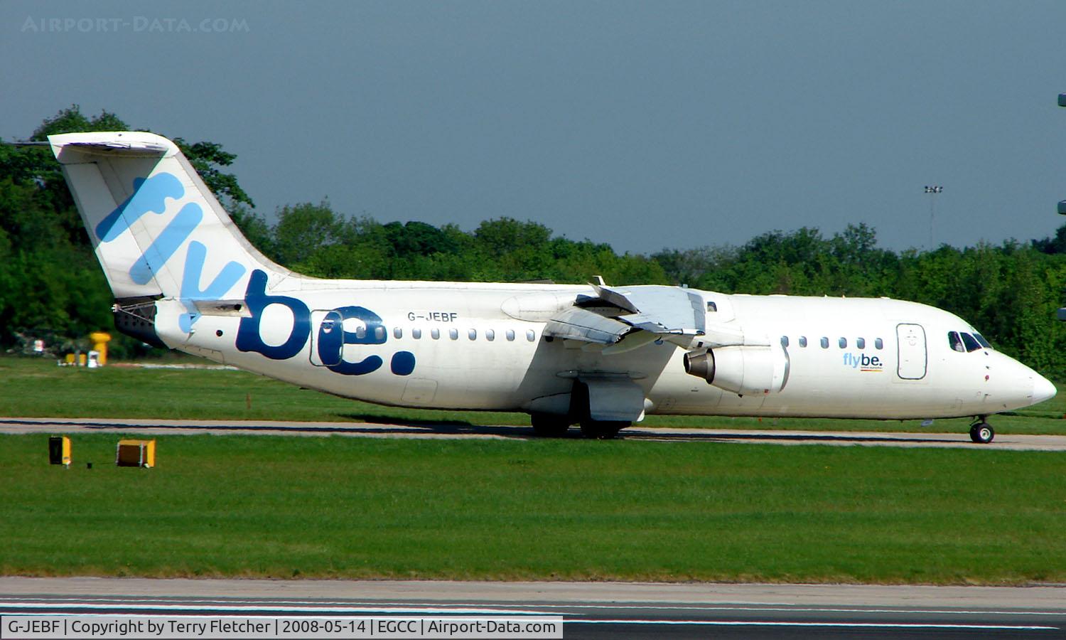 G-JEBF, 1991 British Aerospace BAe.146-300 C/N E3202, Some of the typical traffic that can be seen at Manchester (Ringway)  International