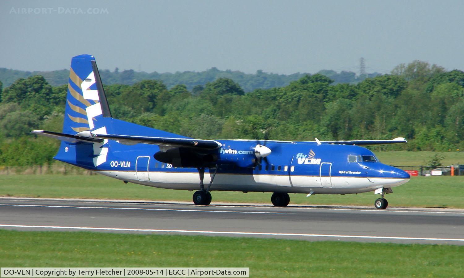 OO-VLN, 1989 Fokker 50 C/N 20145, Some of the typical traffic that can be seen at Manchester (Ringway)  International