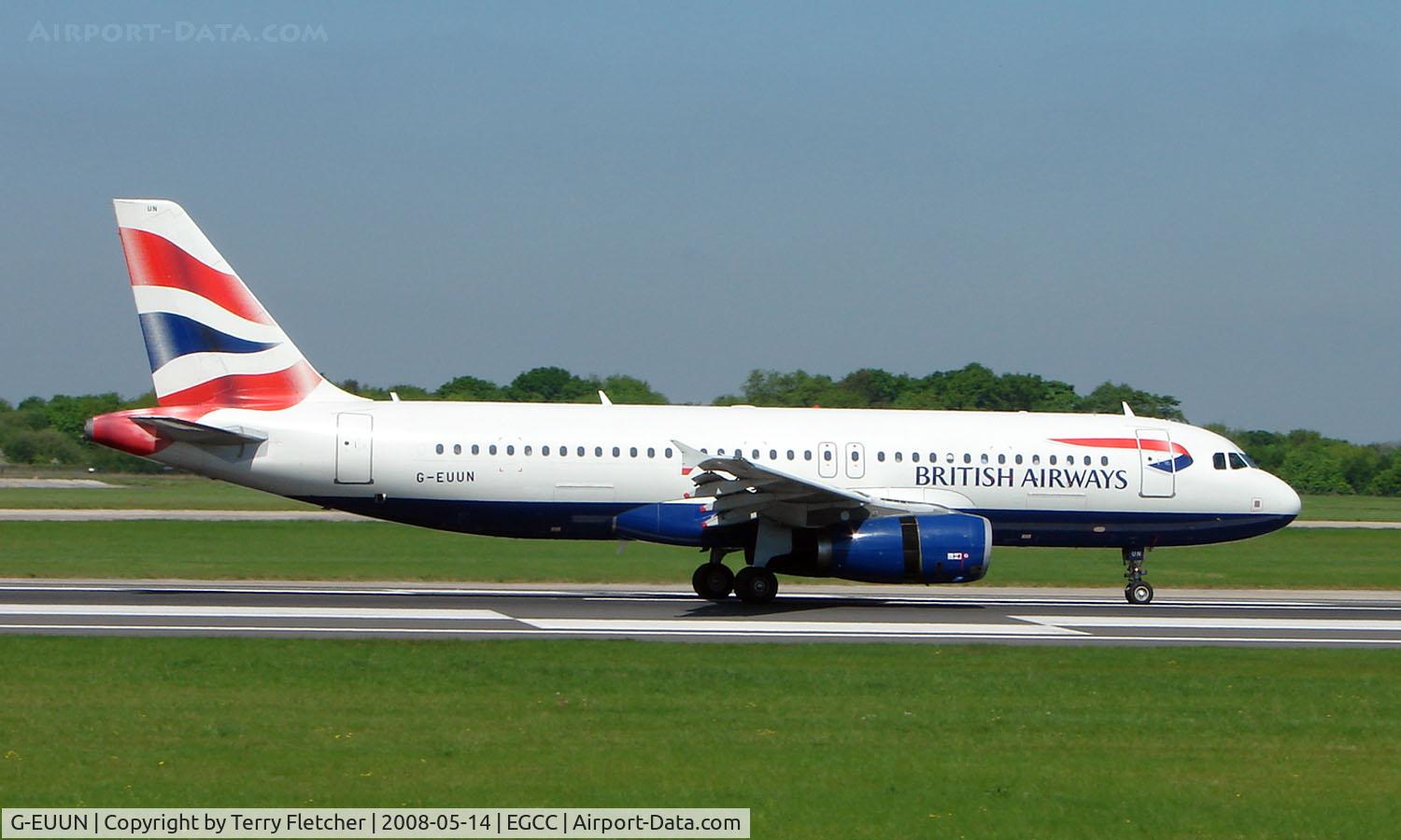 G-EUUN, 2003 Airbus A320-232 C/N 1910, Some of the typical traffic that can be seen at Manchester (Ringway)  International
