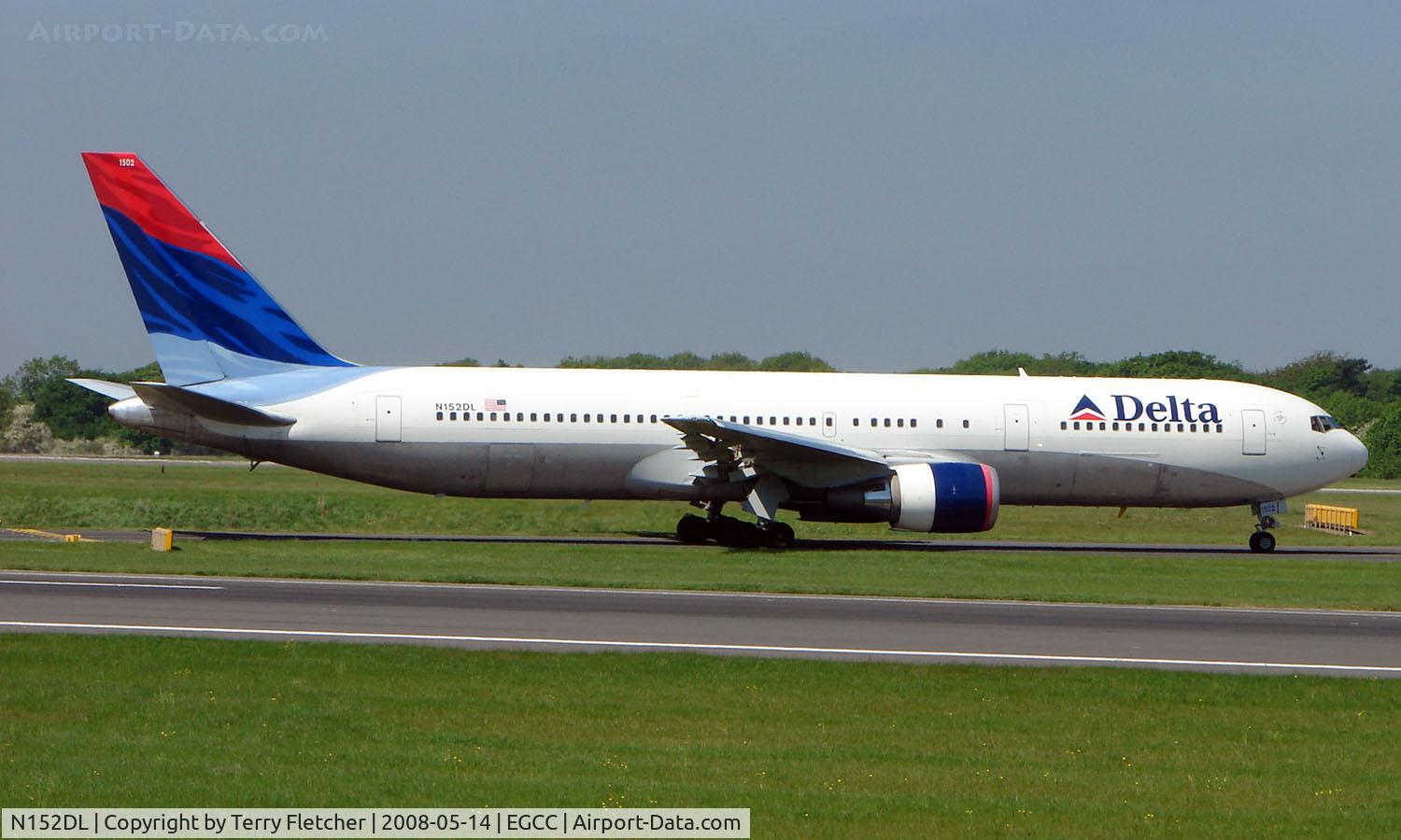 N152DL, 1990 Boeing 767-3P6 C/N 24984, Some of the typical traffic that can be seen at Manchester (Ringway)  International