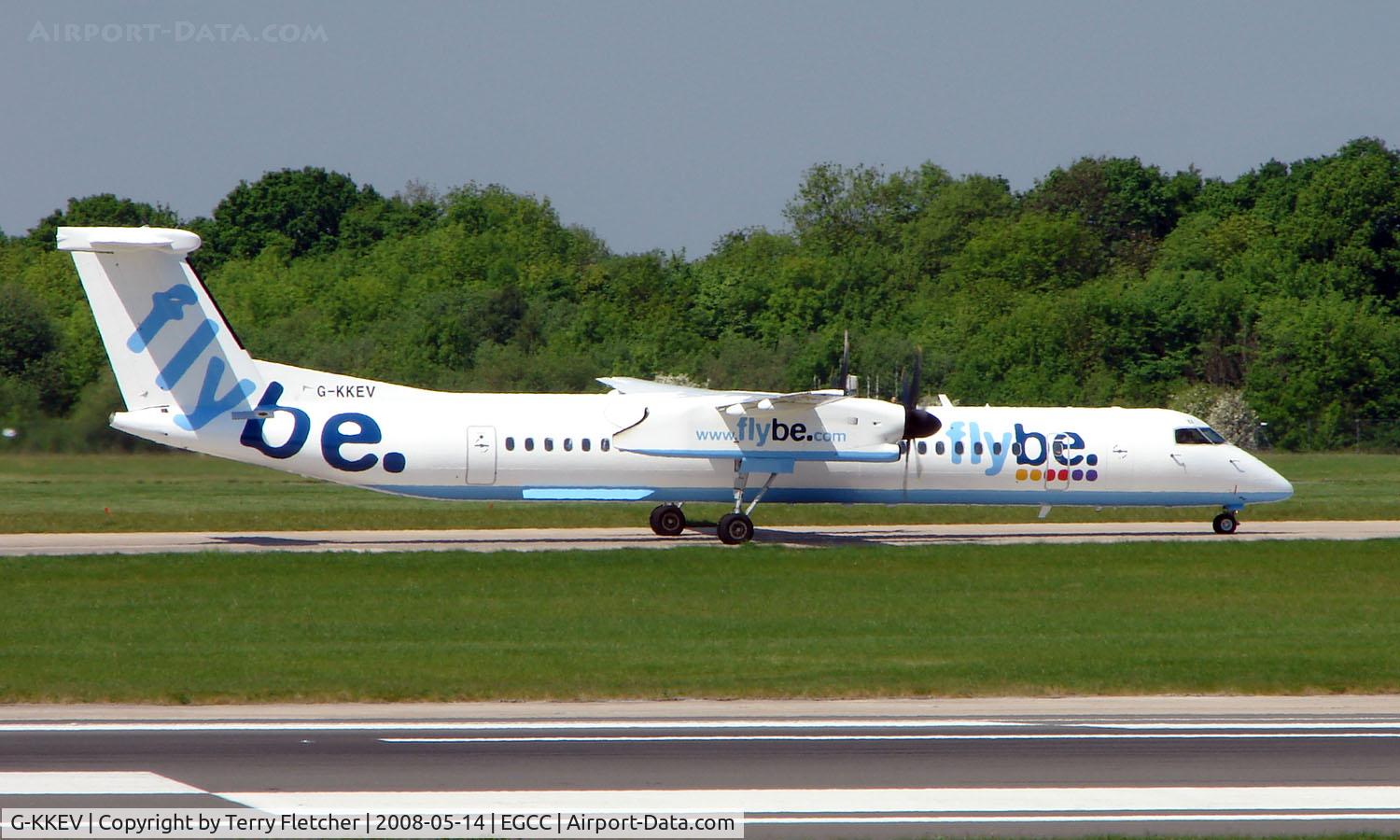 G-KKEV, 2008 De Havilland Canada DHC-8-402Q Dash 8 C/N 4201, Some of the typical traffic that can be seen at Manchester (Ringway)  International