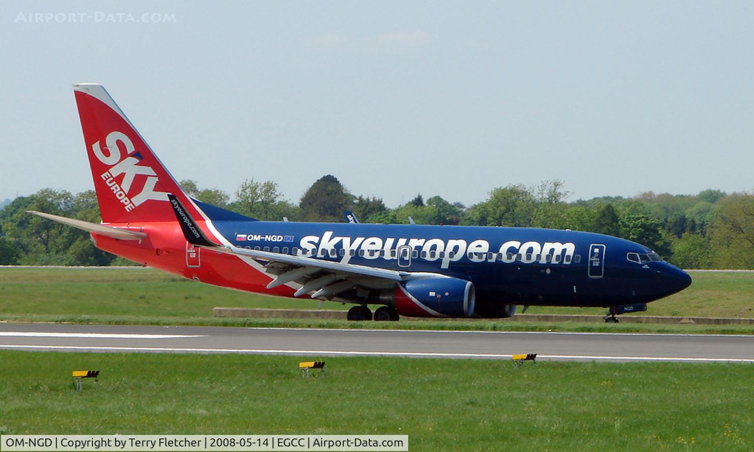 OM-NGD, 2006 Boeing 737-76N C/N 32674/1952, Some of the typical traffic that can be seen at Manchester (Ringway)  International