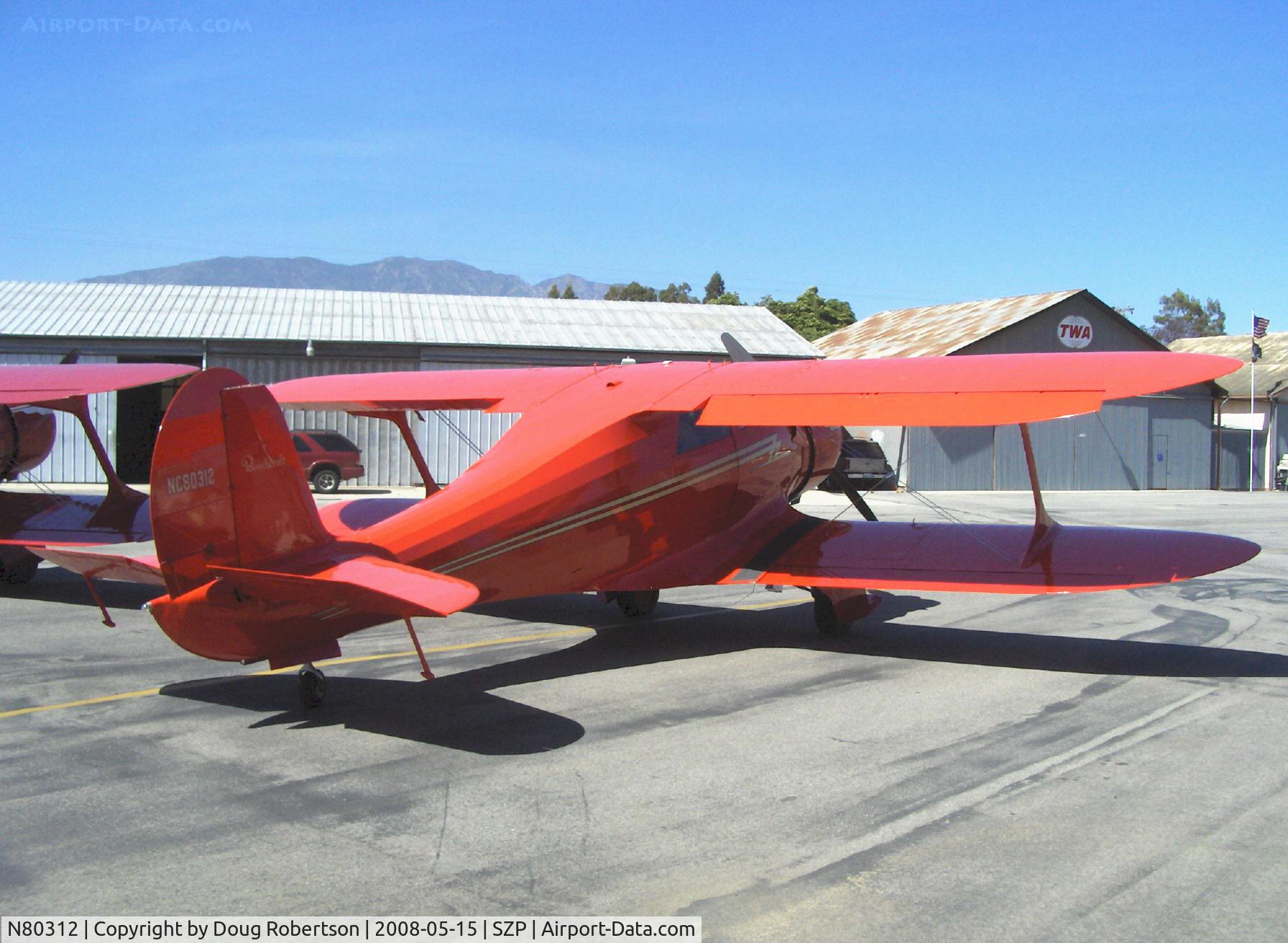 N80312, 1943 Beech D17S Staggerwing C/N 6886, 1943 Beech D17S STAGGERWING, P&W R-985 Wasp Jr. 450 Hp