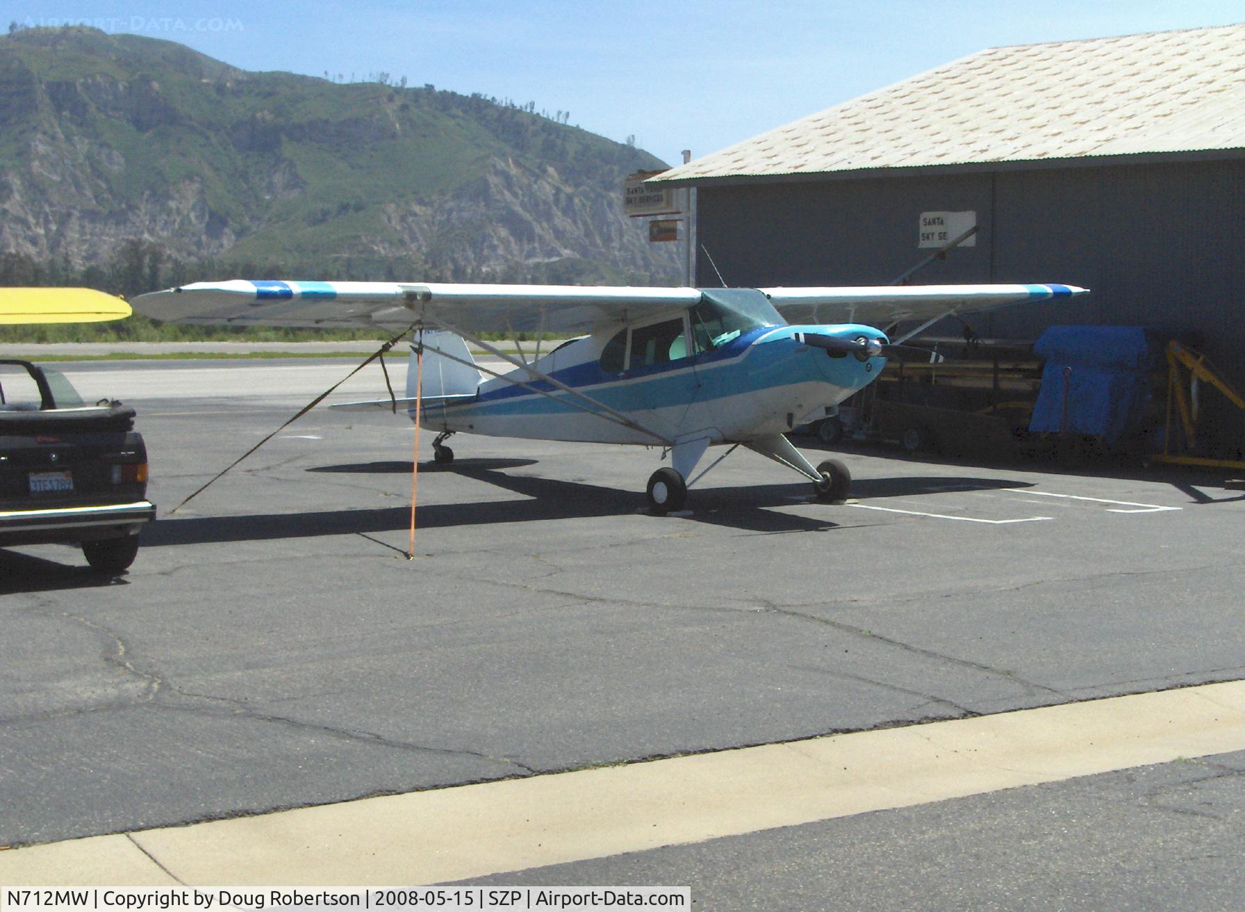 N712MW, 1947 Piper PA-12 Super Cruiser C/N 12-3956, 1947 Piper PA-12 SUPER CRUISER, Lycoming O-235 108 Hp