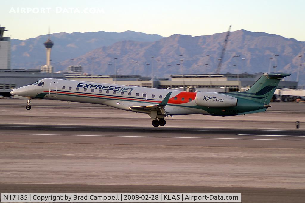 N17185, 2005 Embraer ERJ-145XR (EMB-145XR) C/N 14500922, ExpressJet Airlines / 2005 Embraer EMB-145XR