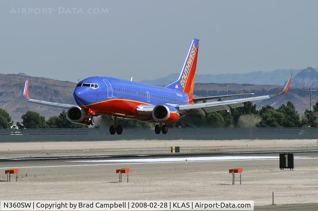 N360SW, 1992 Boeing 737-3H4 C/N 26571, Southwest Airlines / 1992 Boeing 737-3H4