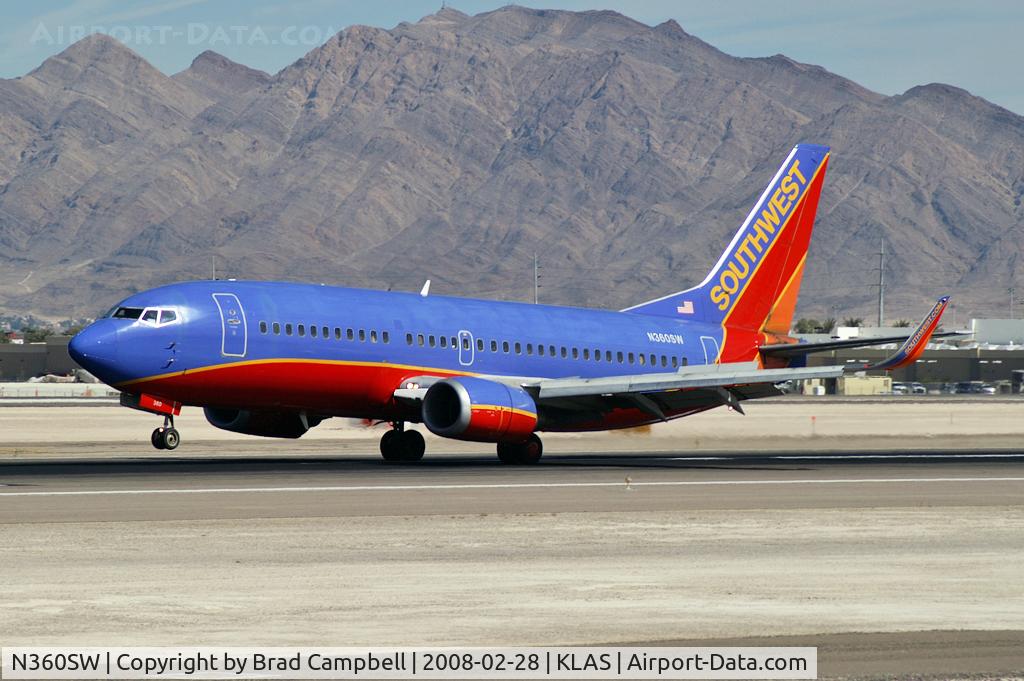 N360SW, 1992 Boeing 737-3H4 C/N 26571, Southwest Airlines / 1992 Boeing 737-3H4