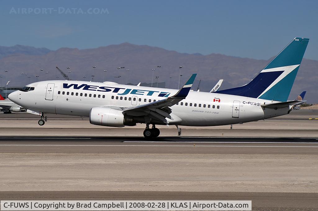 C-FUWS, 2004 Boeing 737-7CT C/N 32765, WestJet Airlines / 2004 Boeing 737-7CT